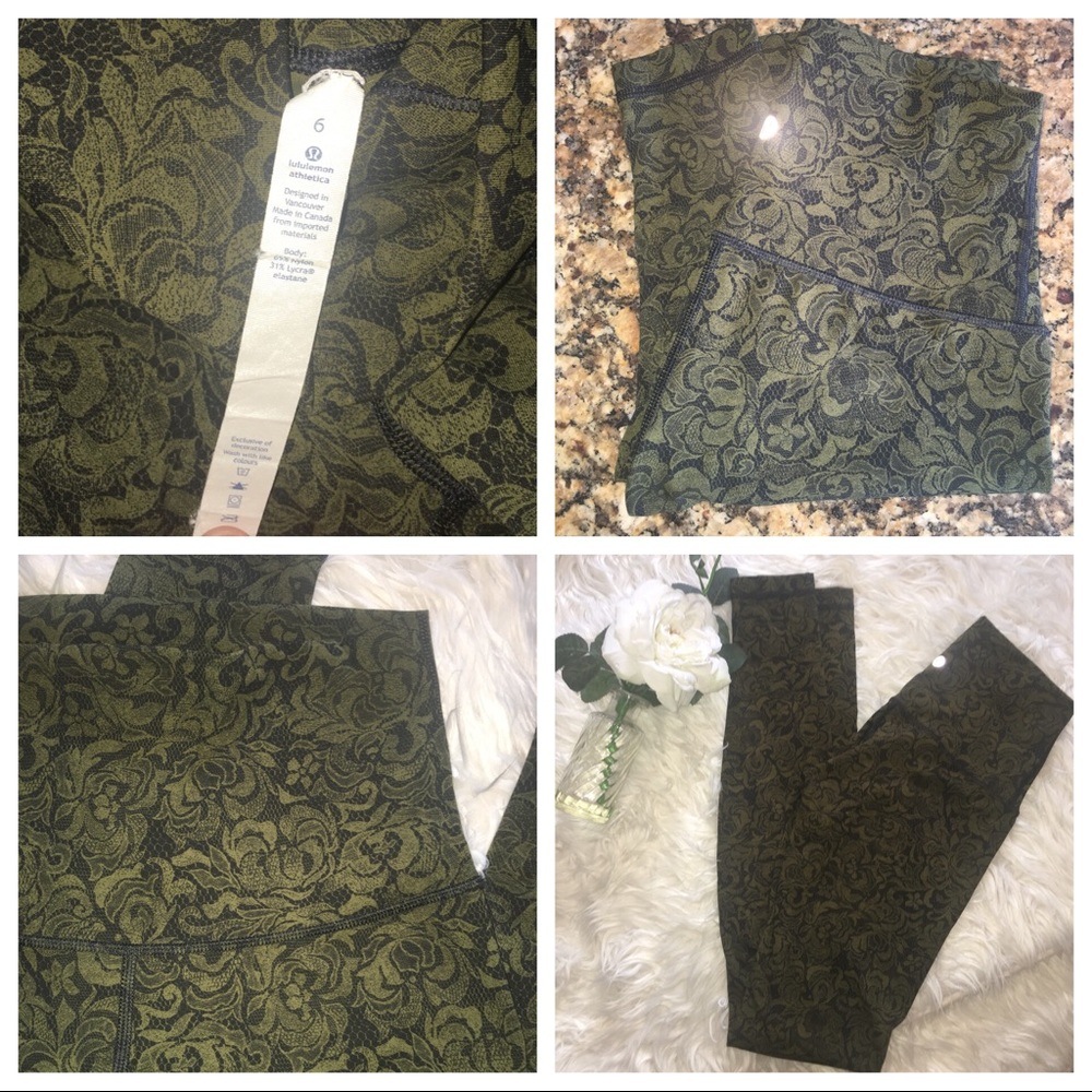 ❌SOLD❌RARE Like New Lululemon pencil lace - Picture 8 of 8